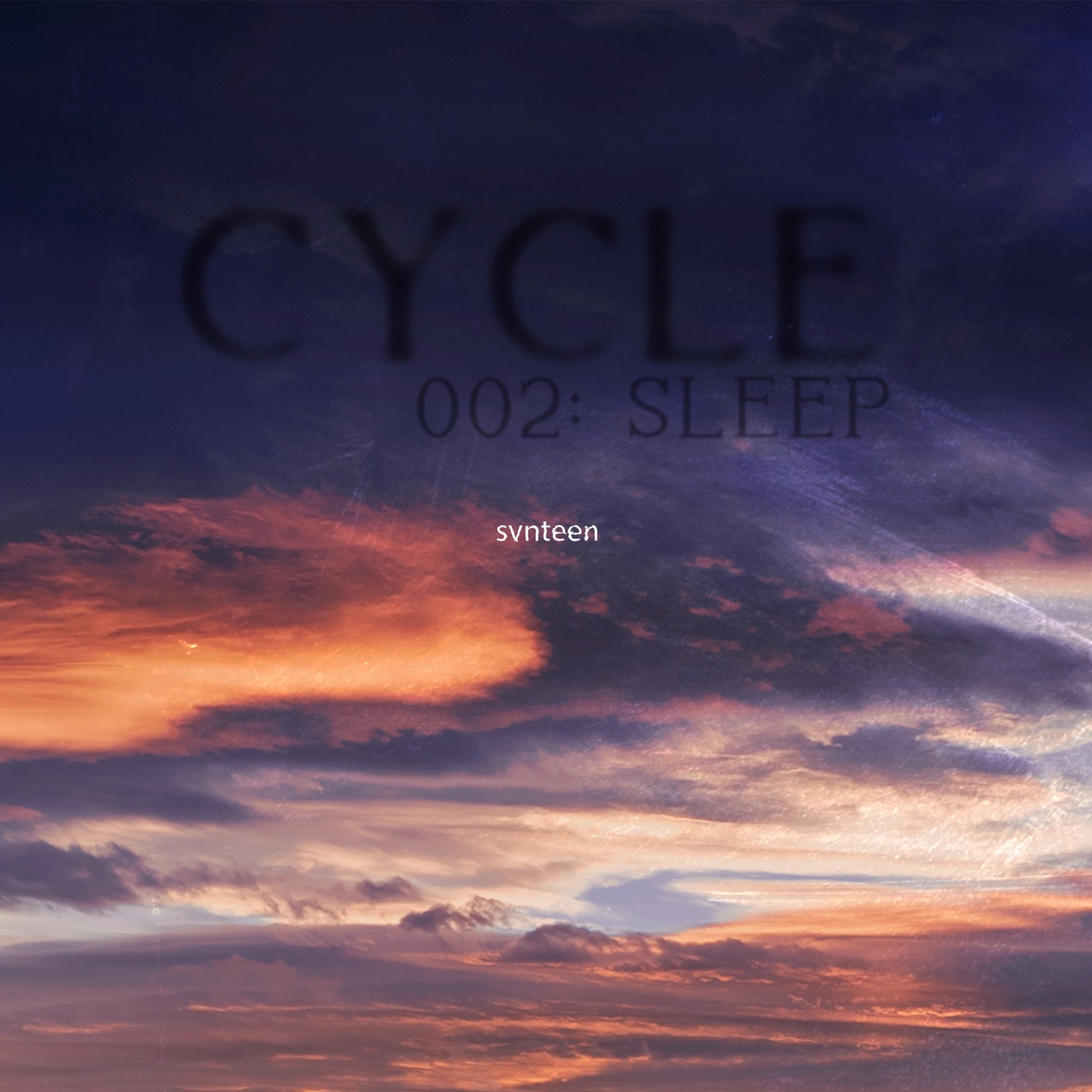 CYCLE002: sleep Album Art